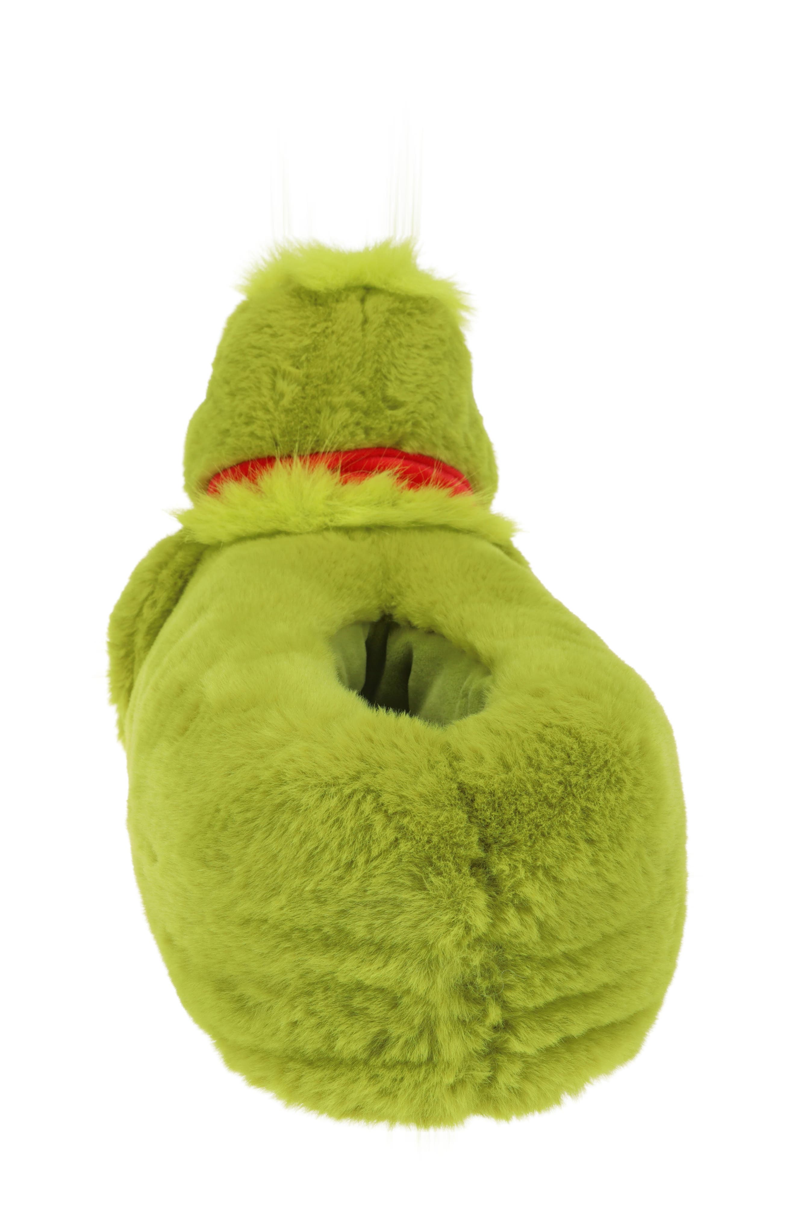 SG Footwear Kids' Grinch Full Body Slipper, Alternate, color, Green
