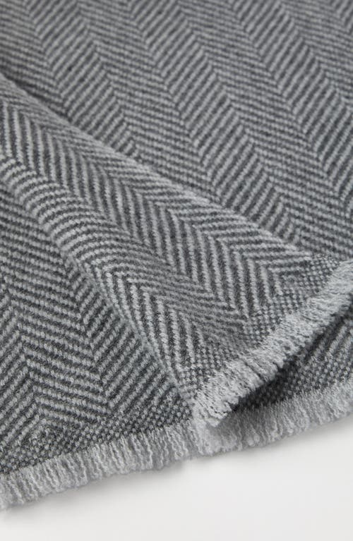 Brunello Cucinelli Cashmere Scarf In Gray