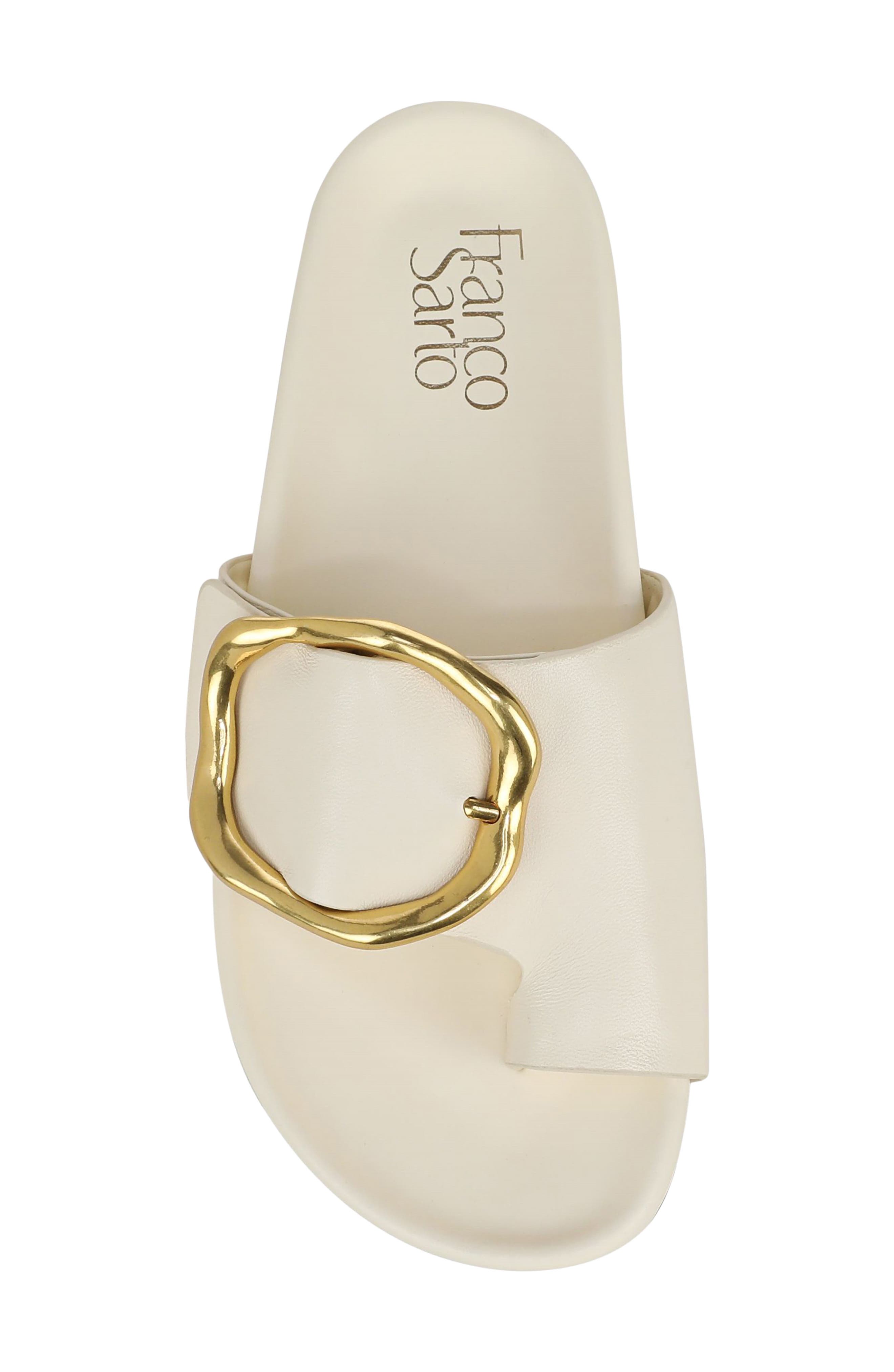Brianka Sandal, Alternate, color, MARSHMALLOW