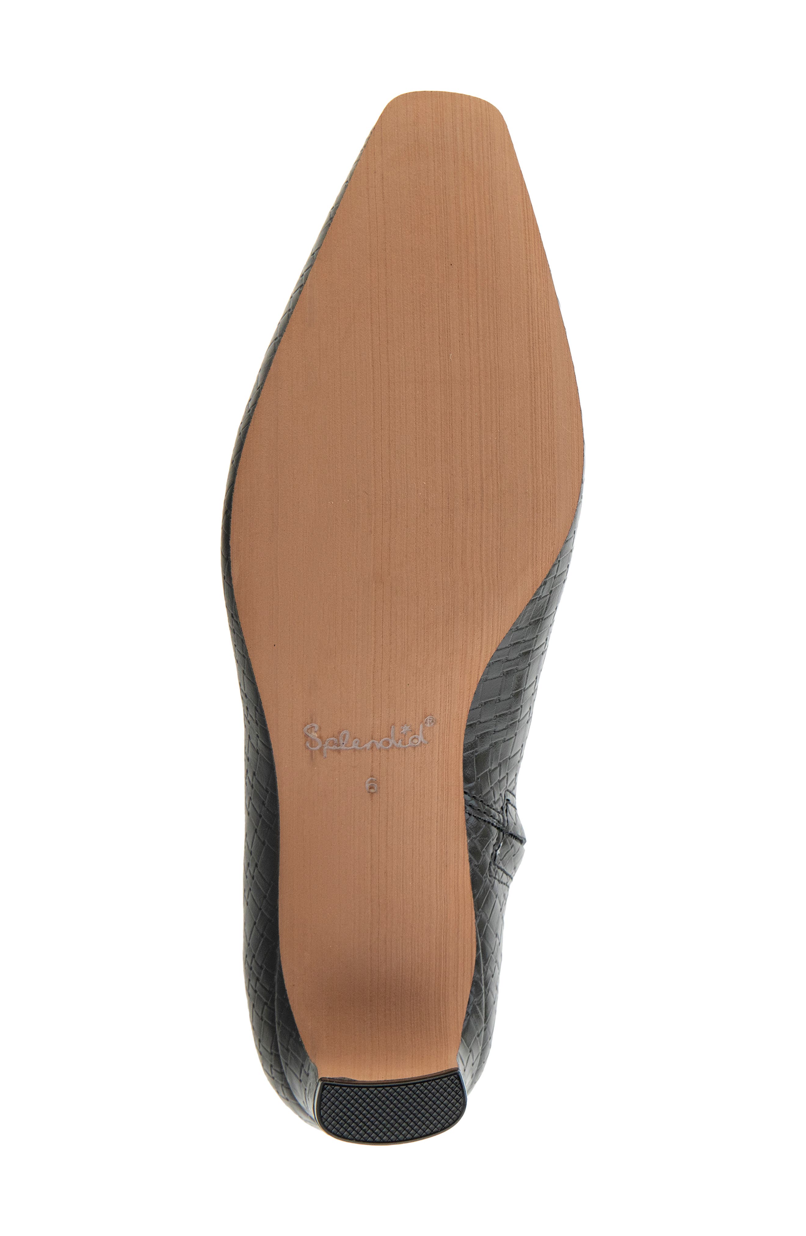 July Faux Leather Bootie, Alternate, color, BLACK WOVEN