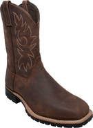 AdTec 12" Steel Toe Work Western Boots