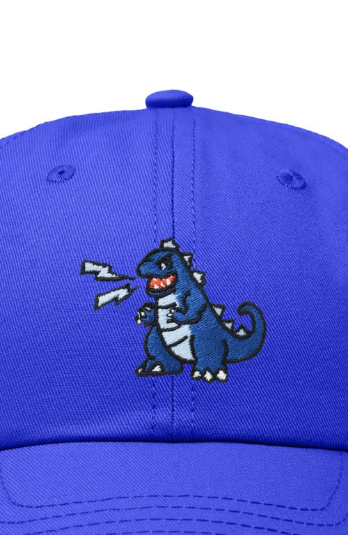 Shop Dalix Big Lizard Cap In Royal Blue