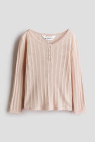 H&M Pointelle-knit Top