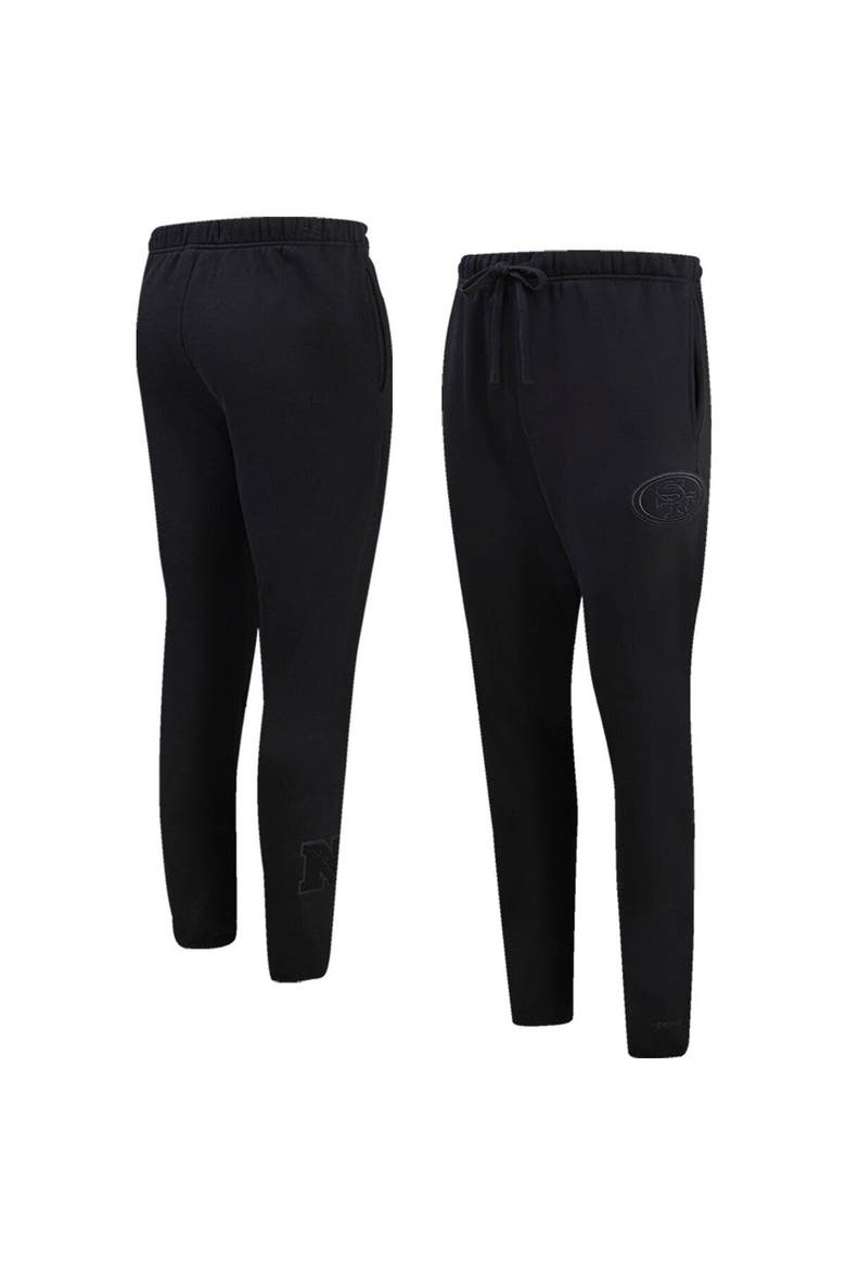 Men's Pro Standard Black San Francisco 49ers Neutral Fleece Sweatpants, Main, color, Black