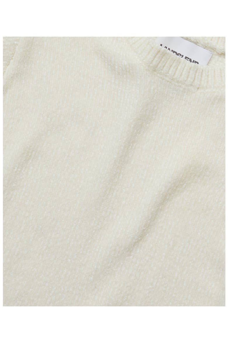Girls Chenille Sweater, Alternate, color, Ivory