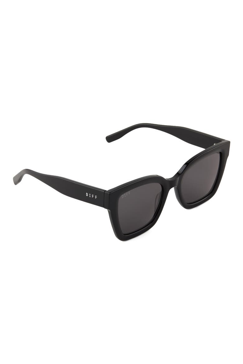 Rhys 51mm Polarized Rectangular Sunglasses, Alternate, color, GREY