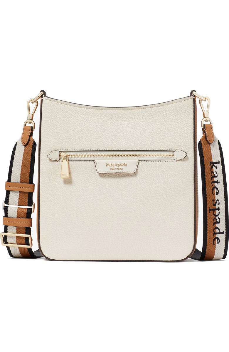 Kate Spade New York hudson colorblock pebble leather crossbody bag, Main, color,