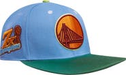 PRO STANDARD Men's Pro Standard Light Blue/Green Golden State Warriors Retro Program 2-Tone Snapback Hat