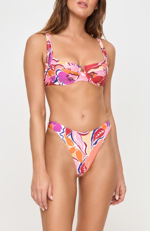 L*space Lspace Mako Underwire Bikini Top In Pink