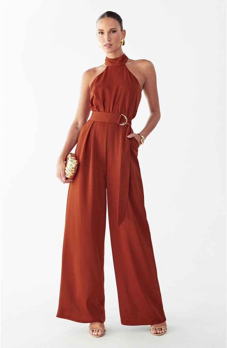 BWLDR Crest Jumpsuit, Main, color, Copper