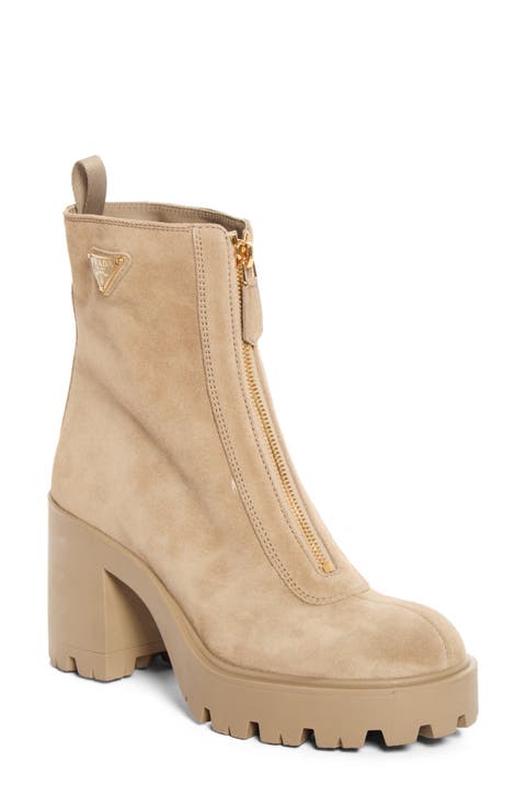 Lug Sole Zip Bootie