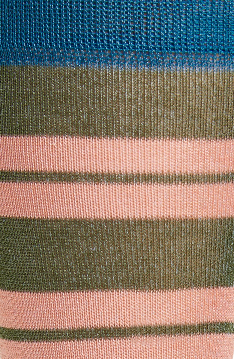 Paul Smith Iacopo Stripe Tall Cotton Blend Dress Socks, Alternate, color,