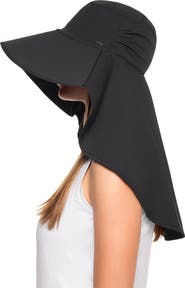 Coolibar Women's Full Coverage Hat, UPF 50+ Sun Protection, Anastasia Elegant