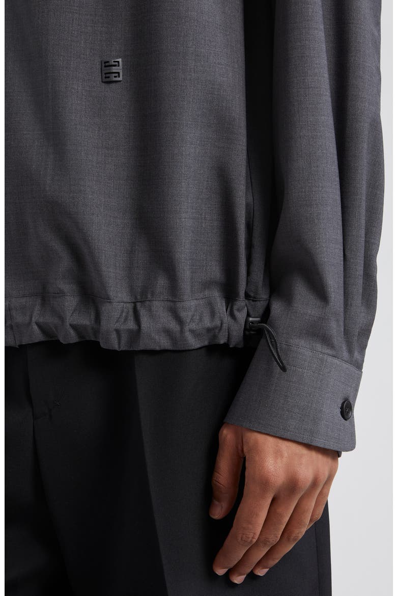Wool Overshirt, Alternate, color, GREY