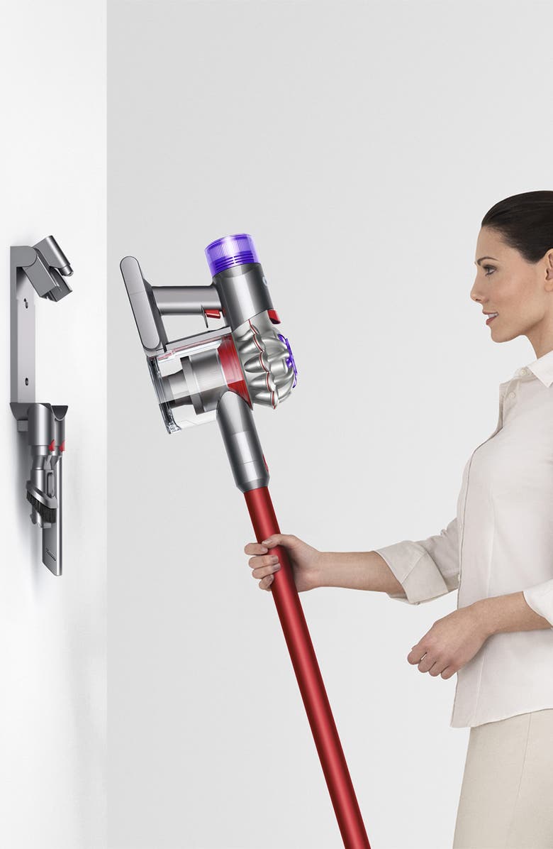 Dyson v8 Extra Vaccum - Silver/Red - Refurbished, Alternate, color, Multi