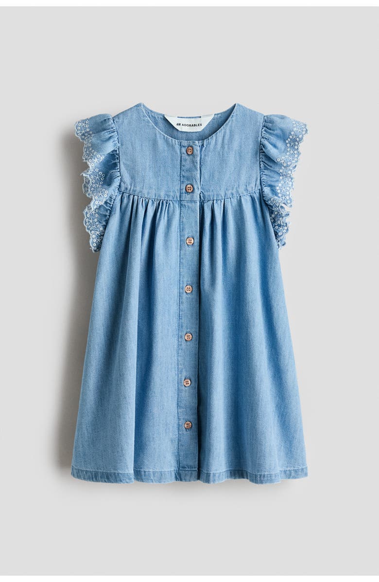H&M Denim Dress, Main, color, Light Denim Blue