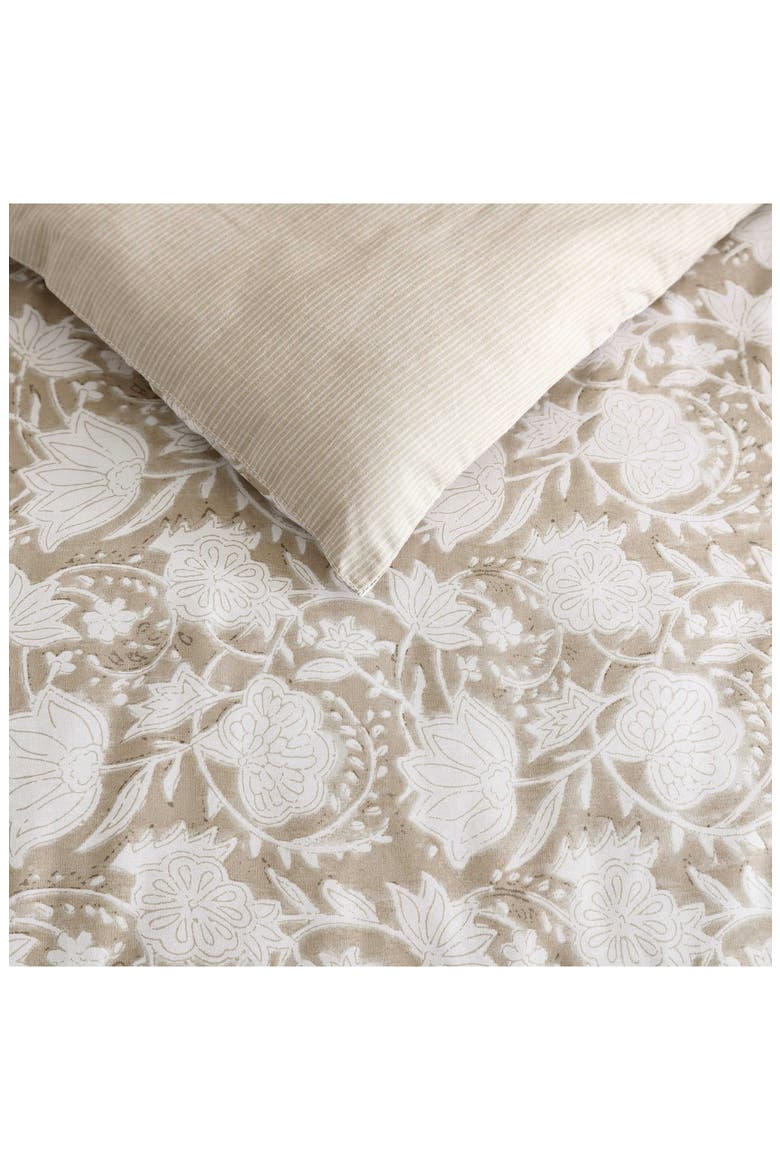 Bayport Floral Cotton Comforter Set, Alternate, color, BEIGE