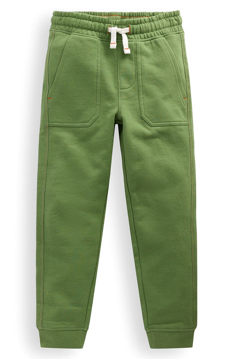 Mini Boden Kids' Essential Joggers, Main, color, Safari Green