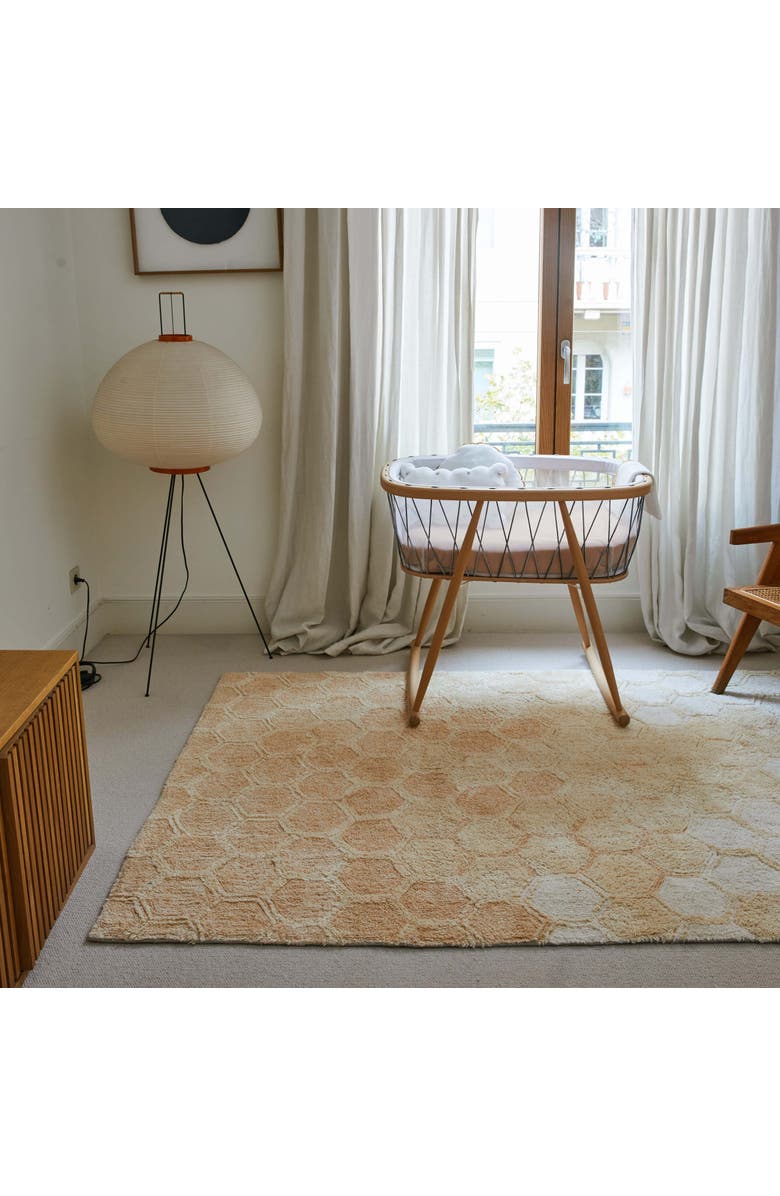 Lorena Canals Washable Rug Sweet Honey, Alternate, color, Ivory, Vanilla, Golden