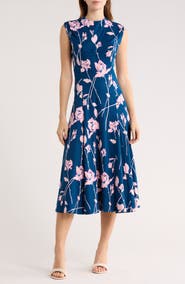 Diane von Furstenberg Leora Floral Sleeveless Dress