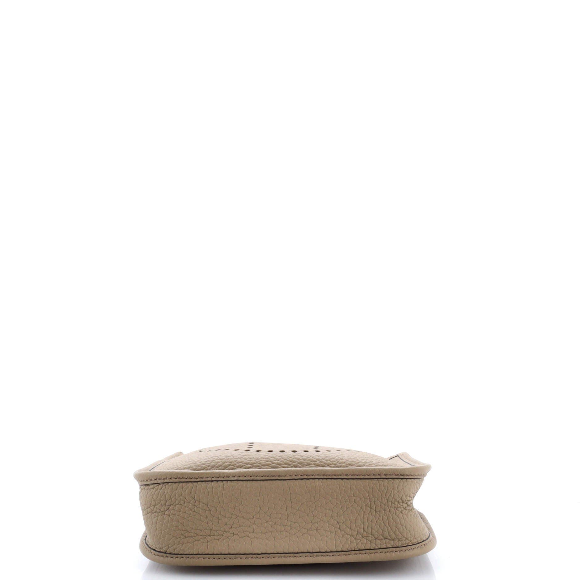 Pre-Owned Hermes Evelyne Bag Gen III Clemence TPM, Alternate, color, Beige Marfa