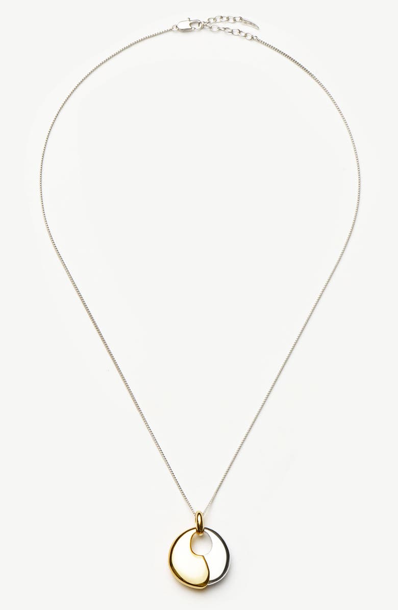 Missoma Sculptural Pebble Pendant Necklace, Alternate, color,