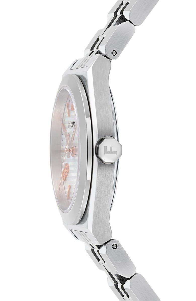 FERRAGAMO Vega Bracelet Watch, 28mm, Alternate, color, Stainless Steel