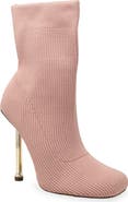 CHASE AND CHLOE Knit Stiletto Bootie