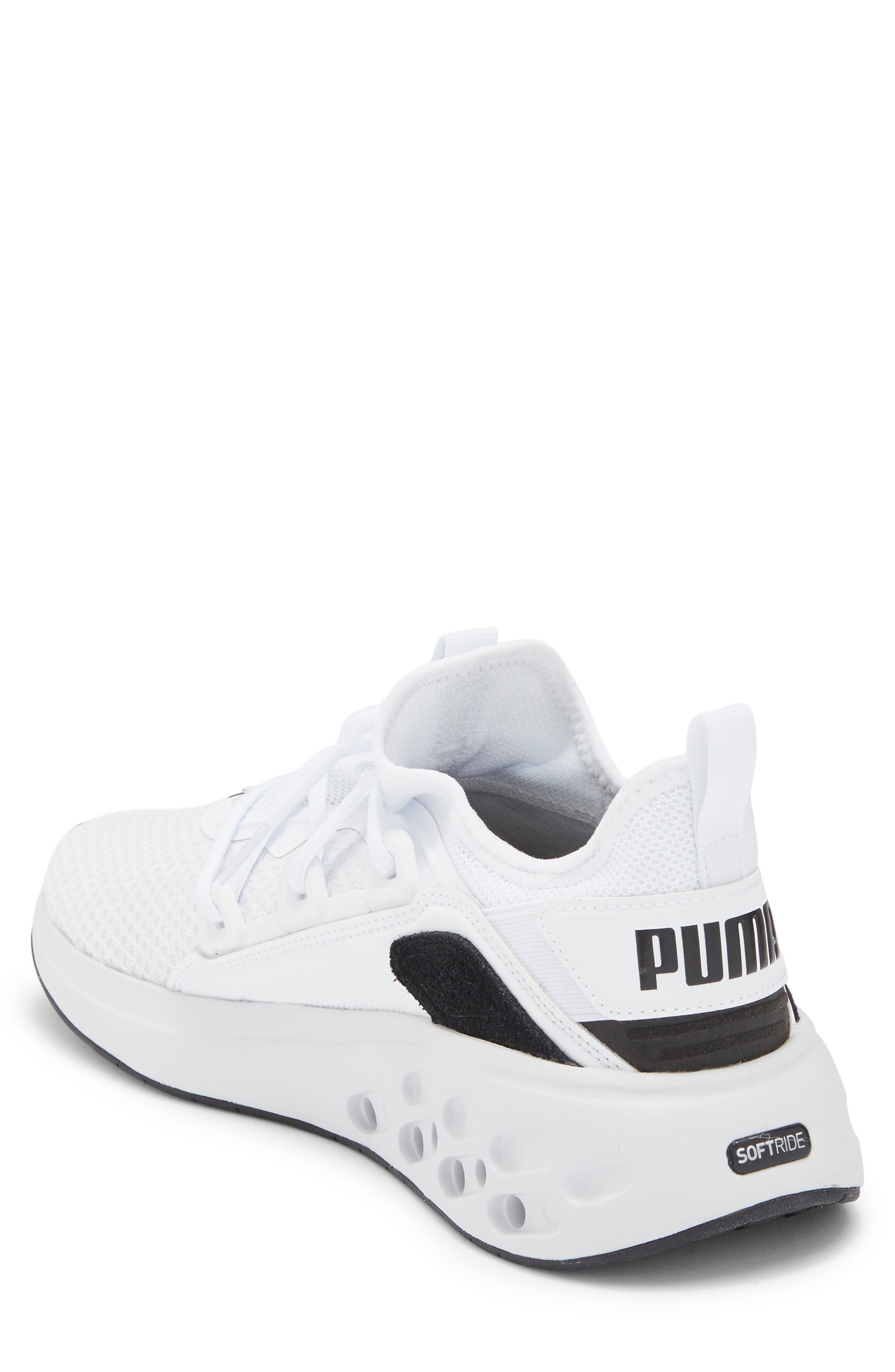 PUMA SoftRide Frequence Street Sneaker, Alternate, color, Puma White/ Feather Gray