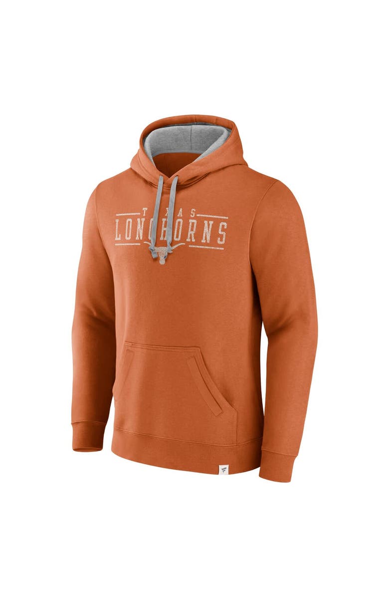FANATICS Men's Fanatics  Texas Orange Texas Longhorns Second Wind Distressed Pullover Hoodie, Alternate, color, Burnt Orange