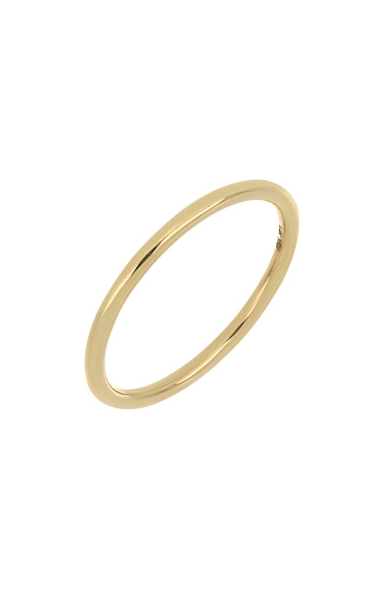 Bony Levy 14K Gold Smooth Stackable Ring, Main, color, 