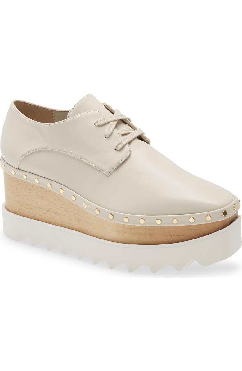 Stella McCartney Elyse Studded Platform Derby, Main, color,