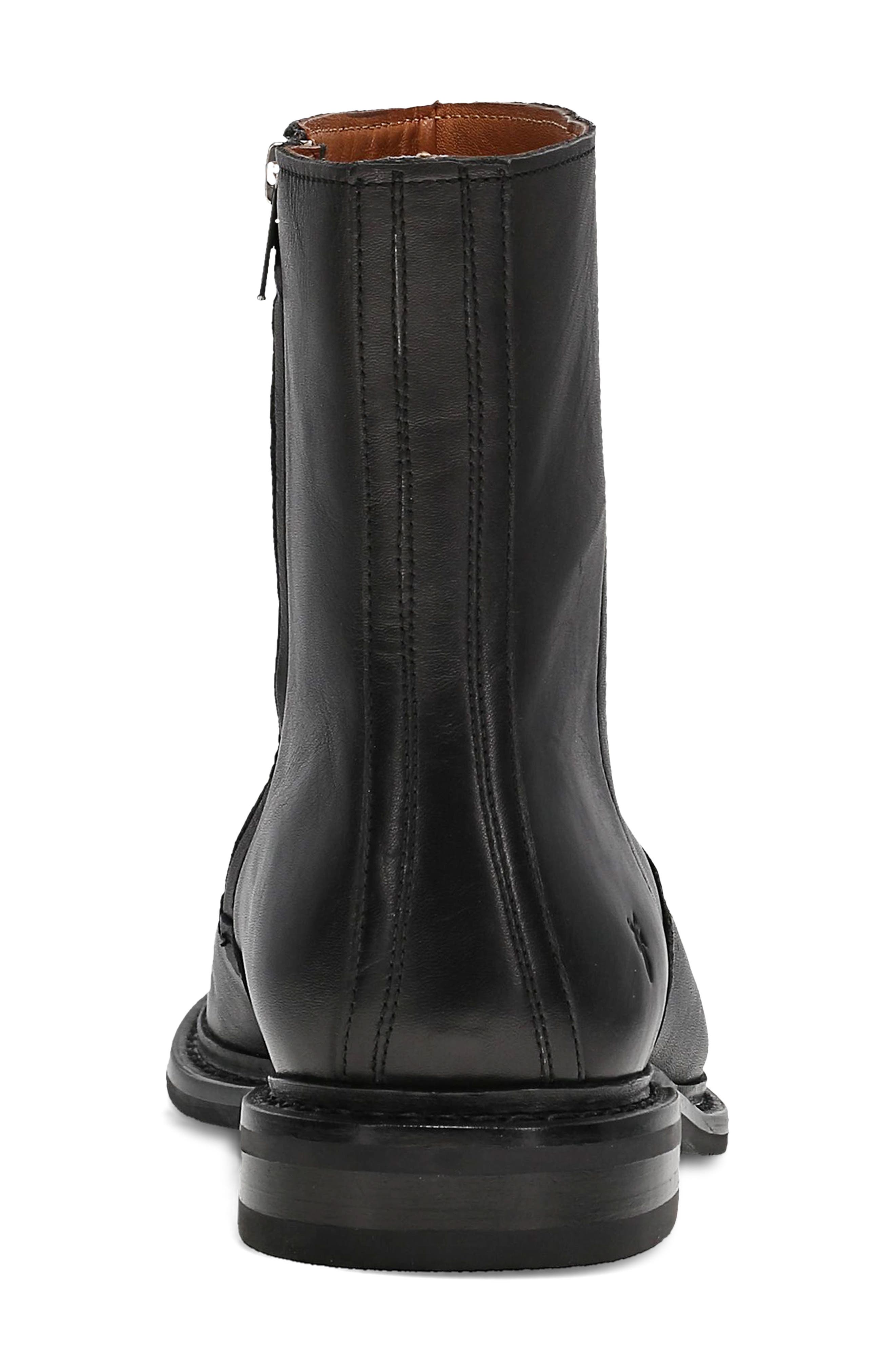Frye Paul Leather Boot, Alternate, color, Black