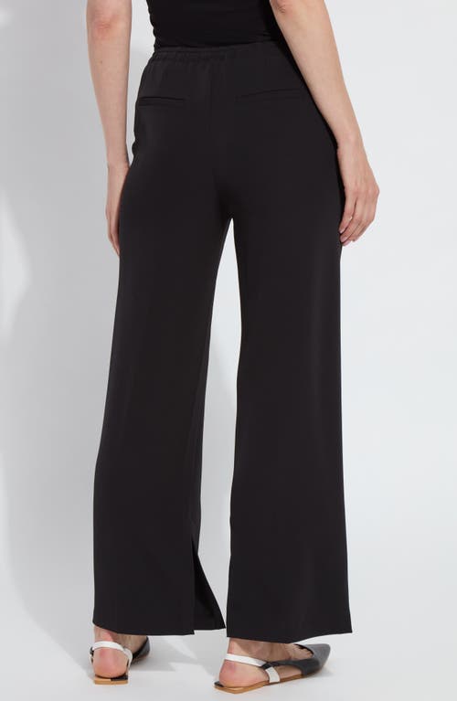 Lyssé Genevieve Drawstring Trouser (28" Inseam) In Black