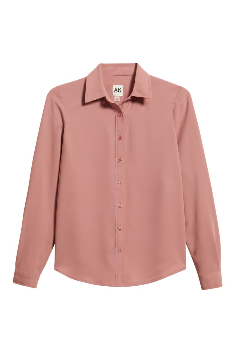 Clean Front Utility Button-Up Shirt, Alternate, color, SOFT PRIMROSE