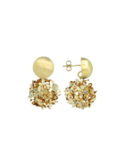 LOTT.gioielli CE SQ Sequin Flower Globe M - Gold #70-B