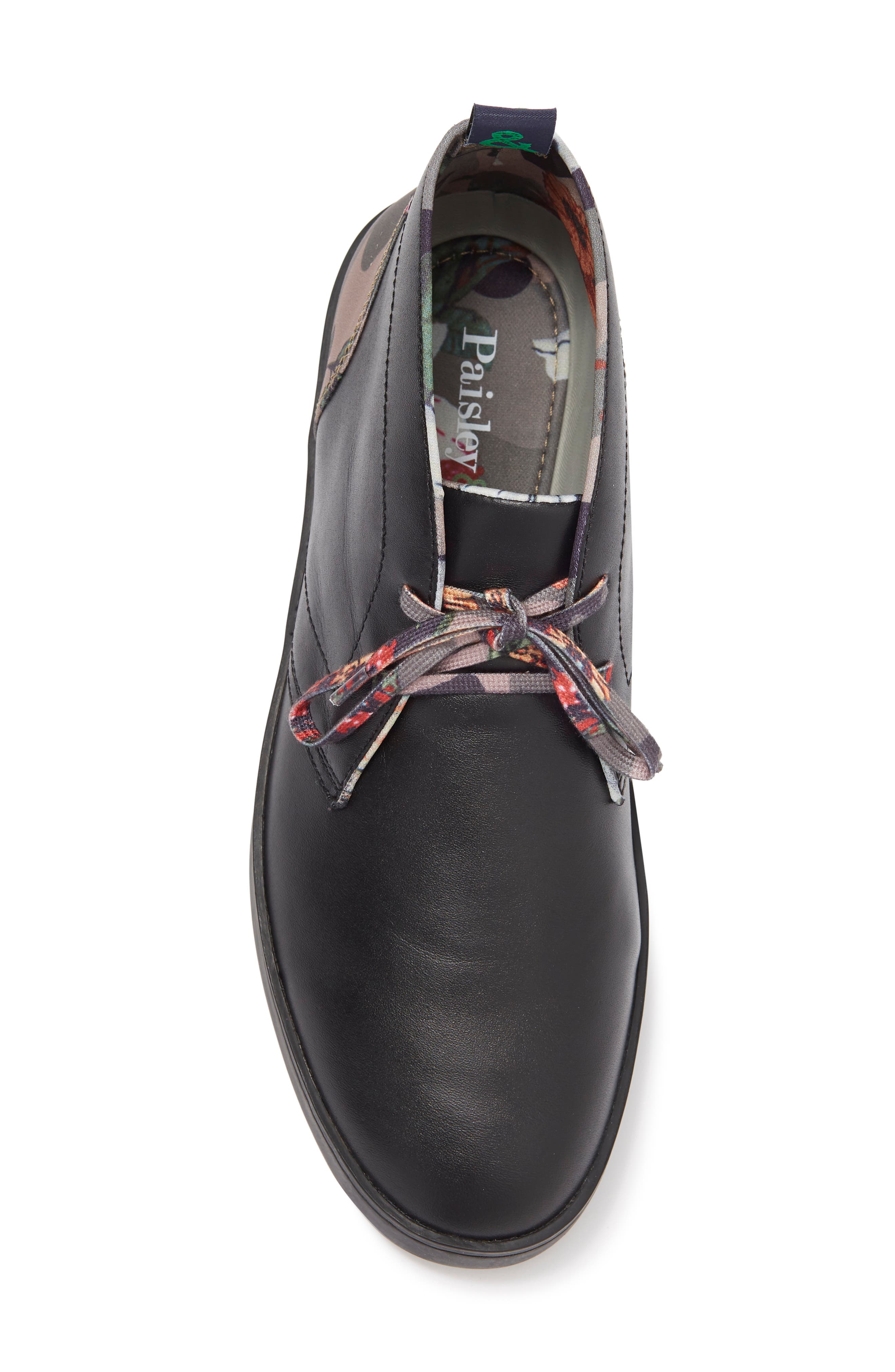 PAISLEY & GRAY Chuck Floral Panel Leather Chukka Boot, Alternate, color, 