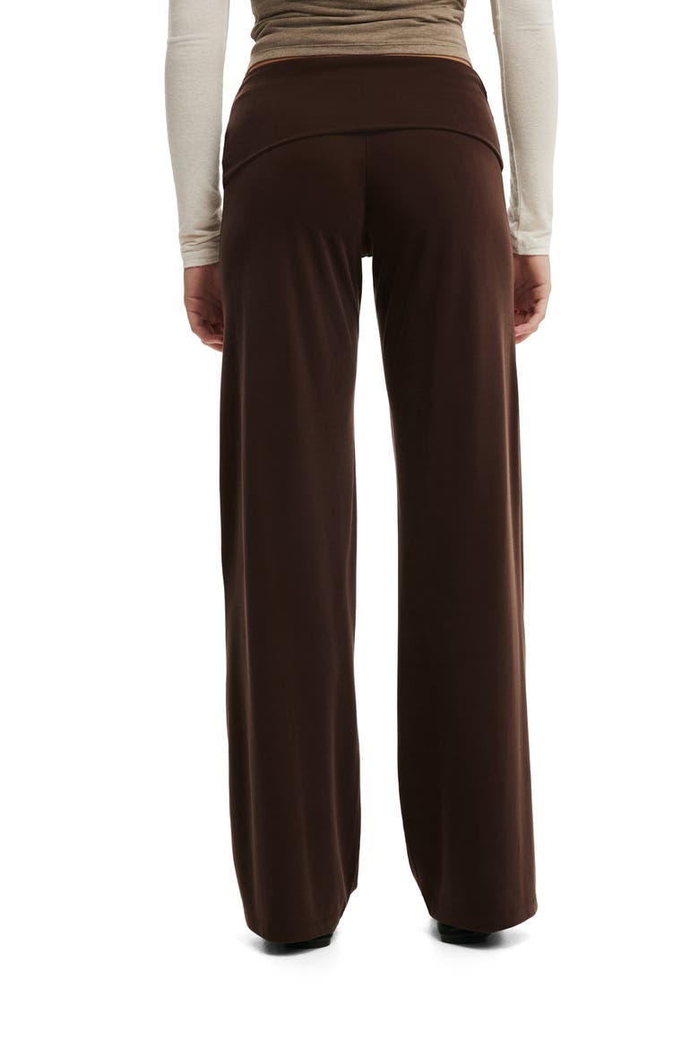 Women's Honey Fold Over Pant, Alternate, color, Dark Oak