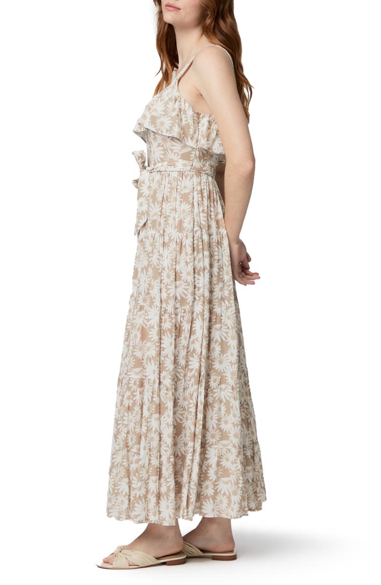 PAIGE Tecin Floral Ruffle Maxi Dress, Alternate, color,