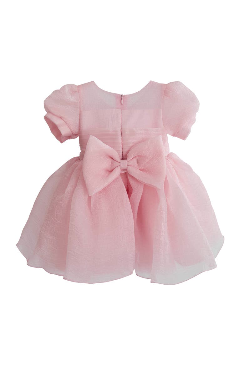 Puff-Sleeve Party Dress, Alternate, color, Pink