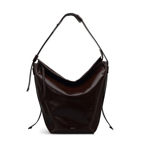 De Beauvoir - High Shine Large Ziptop Shoulder Bag
