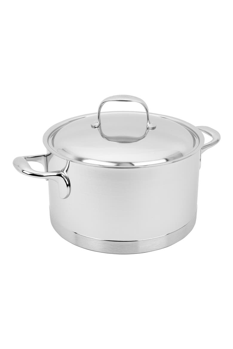 Atlantis 5.5-Quart Stainless Steel Dutch Oven, Alternate, color, STAINLESS STEEL