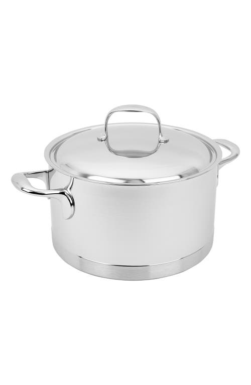 Demeyere Atlantis 5.5-quart Stainless Steel Dutch Oven In Silver
