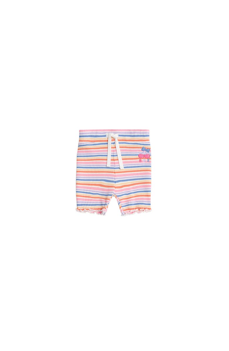 Huxbaby Rainbow Rib Bike Shortie, Main, color, Multi