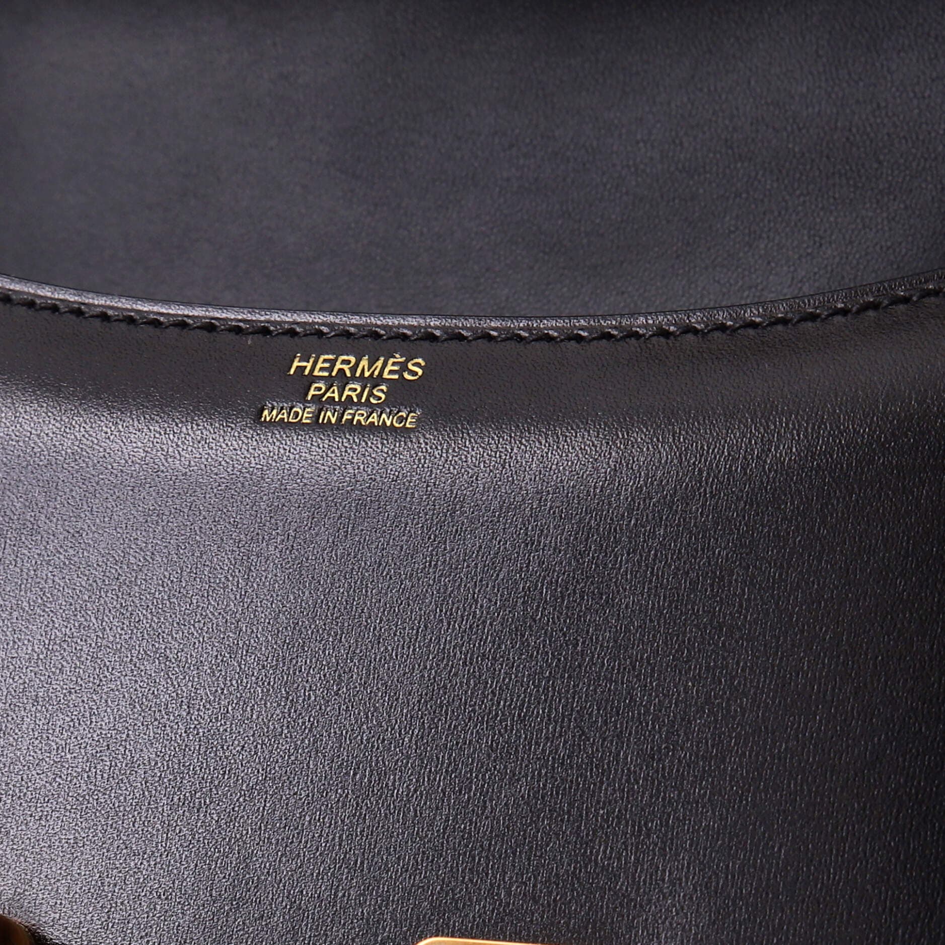 Pre-Owned Hermes Constance NM Bag Box Calf 24, Alternate, color, Noir