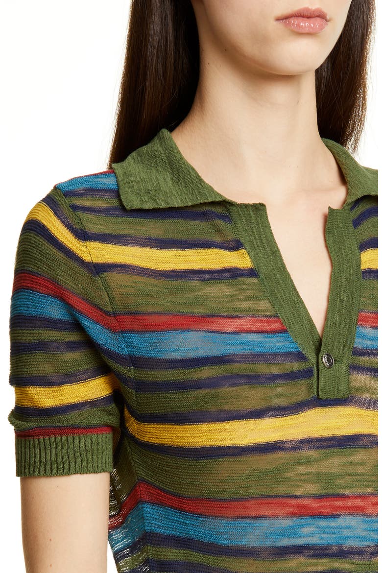 Ray Stripe Polo, Alternate, color, MULTICOLOR