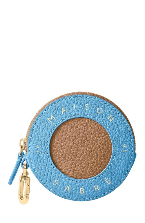 MAISON de SABRÉ Leather Coin Purse in Sky Sandstone at Nordstrom