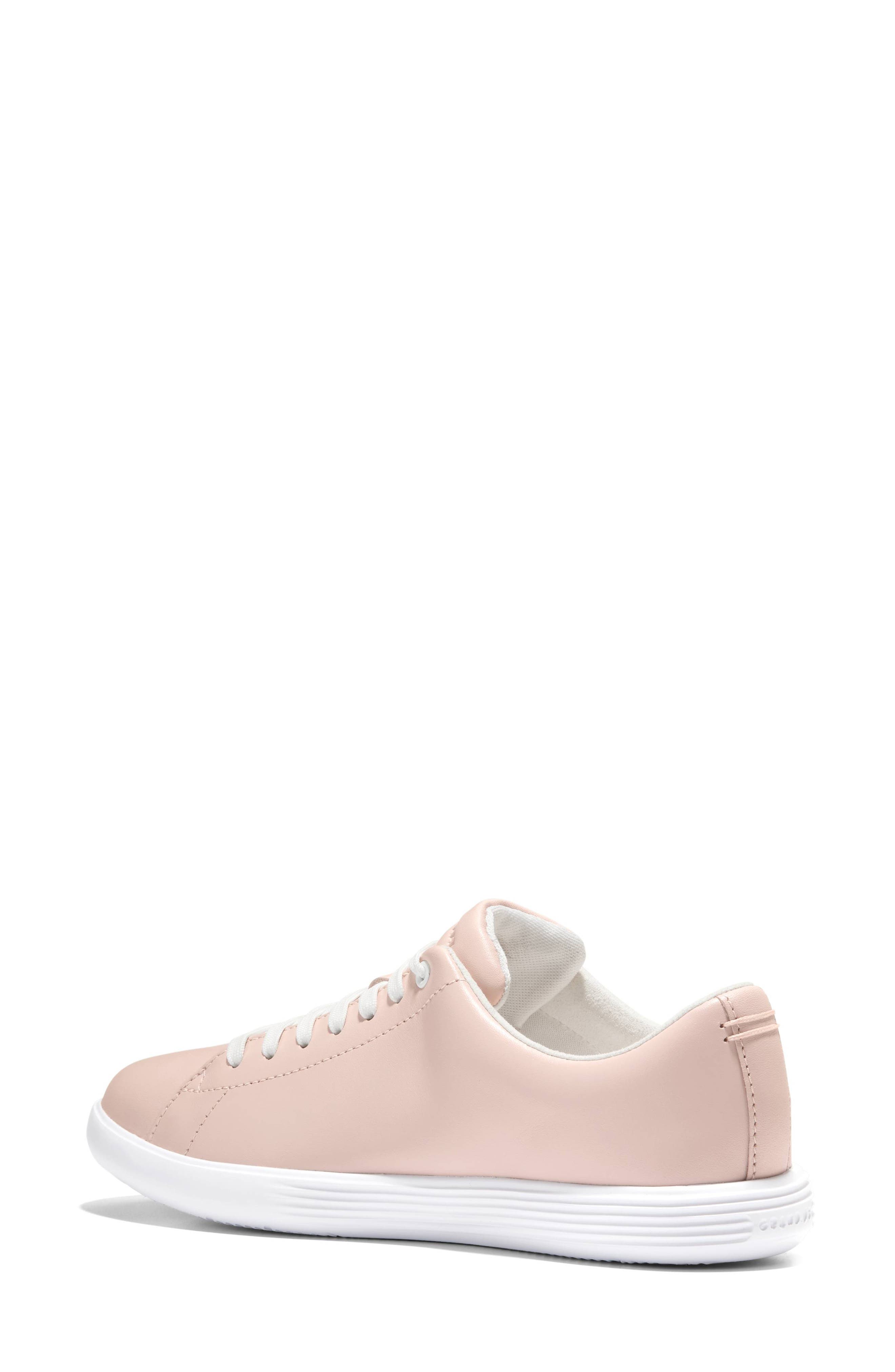 Cole Haan Grand Crosscourt Sneaker, Alternate, color, Cameo Rose/ White