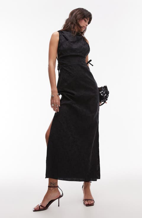 Ruched Side Maxi Dress