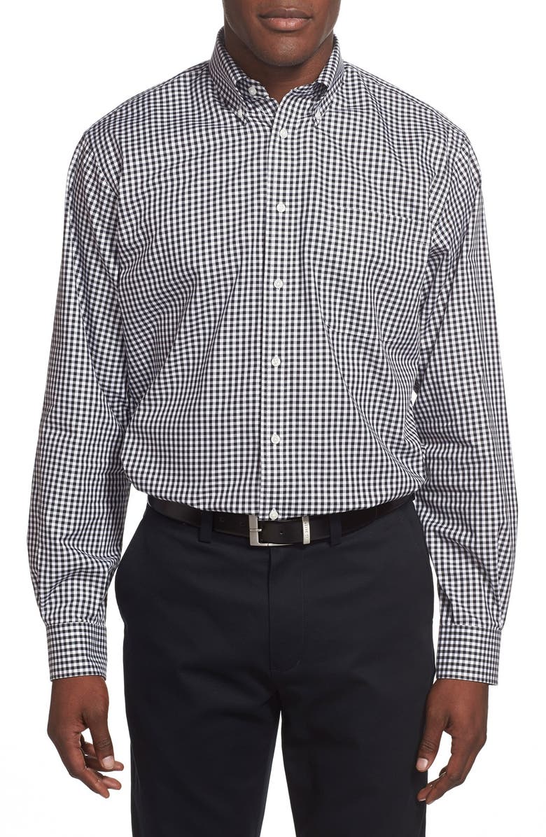 Nordstrom Men's Shop Classic Fit Non-Iron Gingham Dress Shirt, Alternate, color,